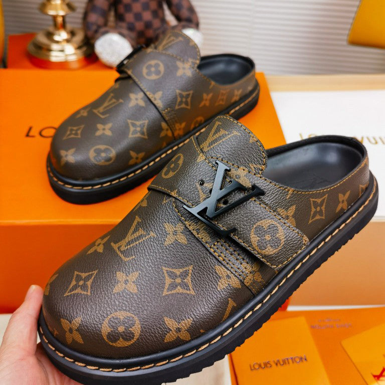 Printed Round Toe Slippers 03136