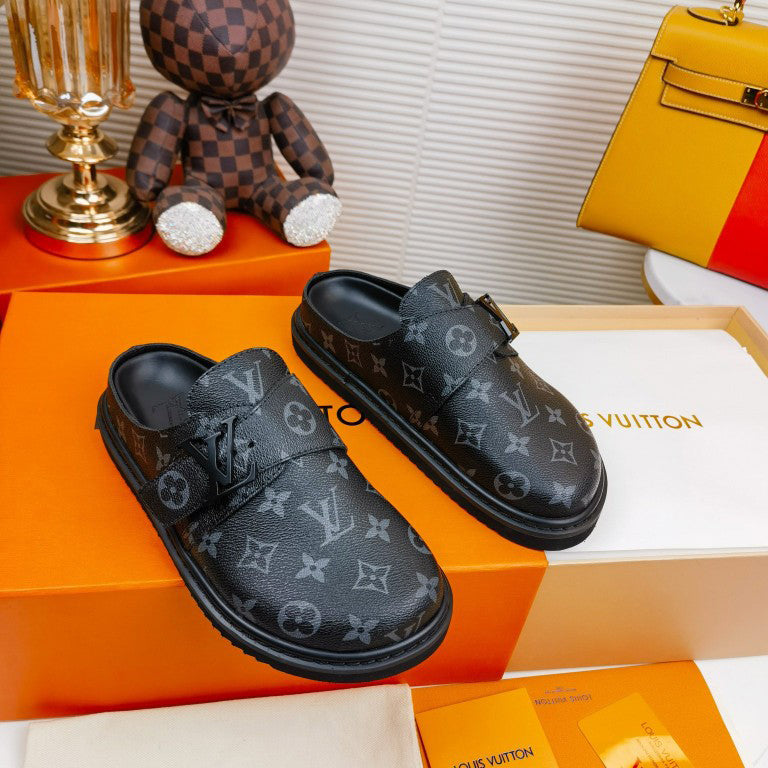 Printed Round Toe Slippers 03136