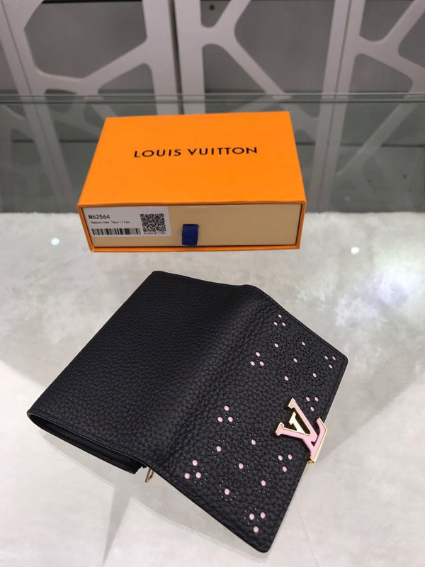New Genuine Leather Black Wallet X091106