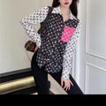 Coloful Fashion V Logo Women's Shirts