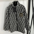 Stand-collar long-sleeve zip-up jacket Women 1025102021