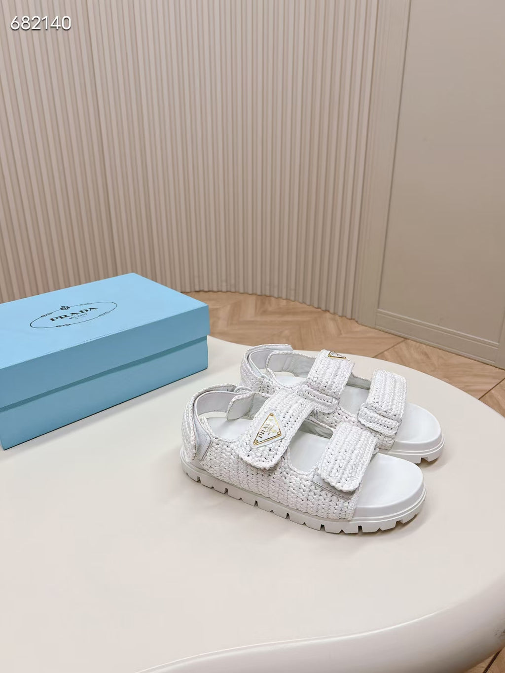 P Woven Strap Sandals 0724071819