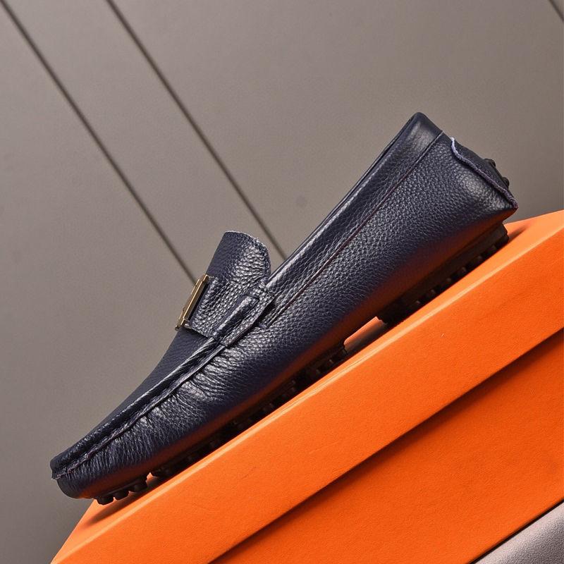 Genuine Leather Casual Comfortable Men's Slip-on ShoesPD05202412401