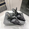 New high heels mesh pointed sandals 1025041111