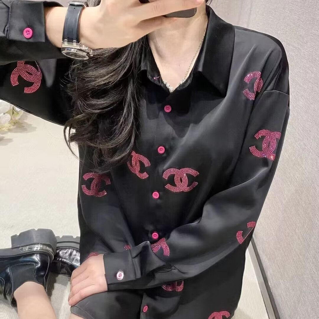 New Versatile Loose Long Sleeve Shirt 1024042910