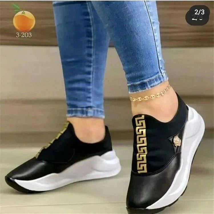 New Round Head Sneaker Women's Casual Shoes 1024061708