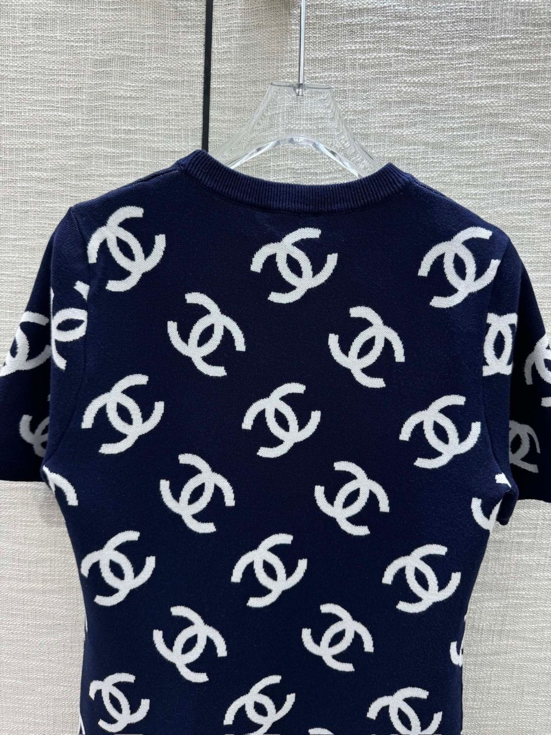 Fashion New Slim-fit Slim-fit Knitted Short-sleeved Dress 1024041621