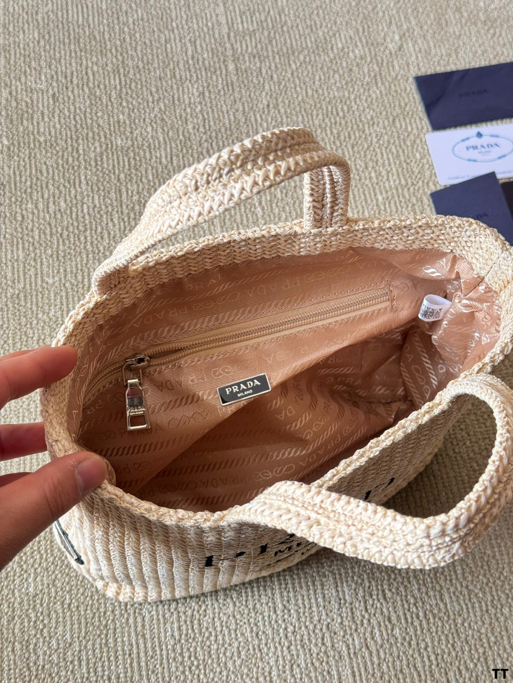 P Fashion Sunshine Straw Tote Bag 0725022813