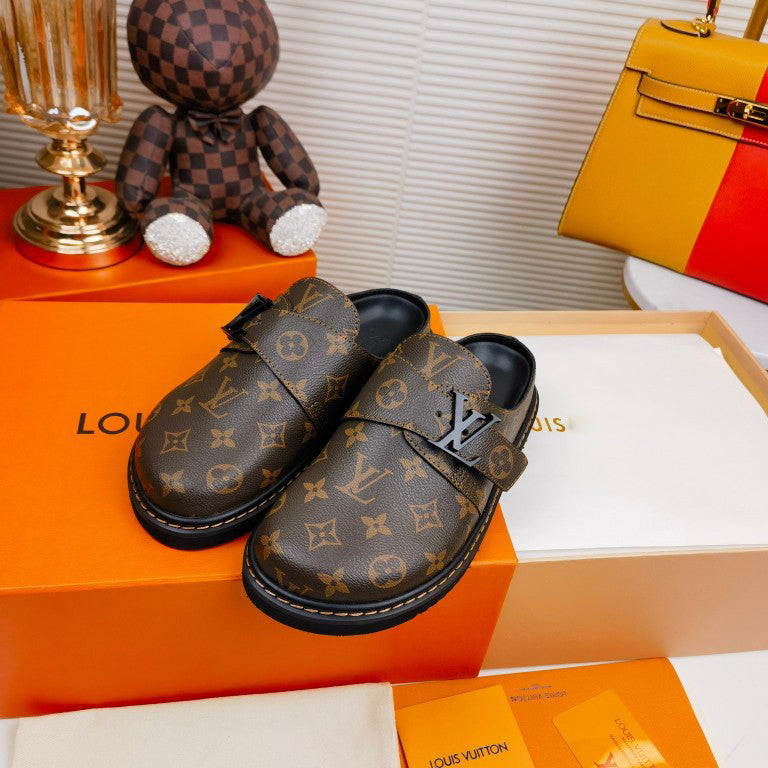 Printed Round Toe Slippers 03136
