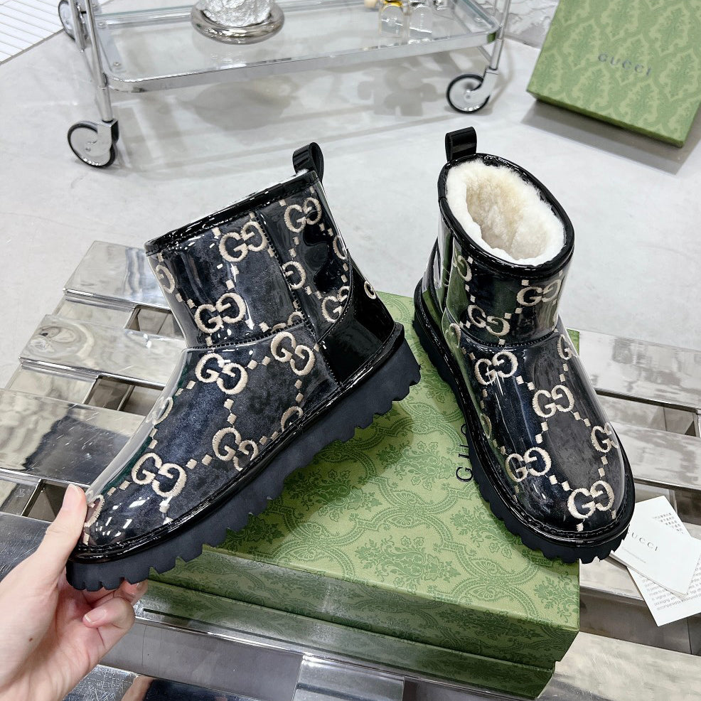 G fashion winter women's PVC electroplated snow boots XC0723110304