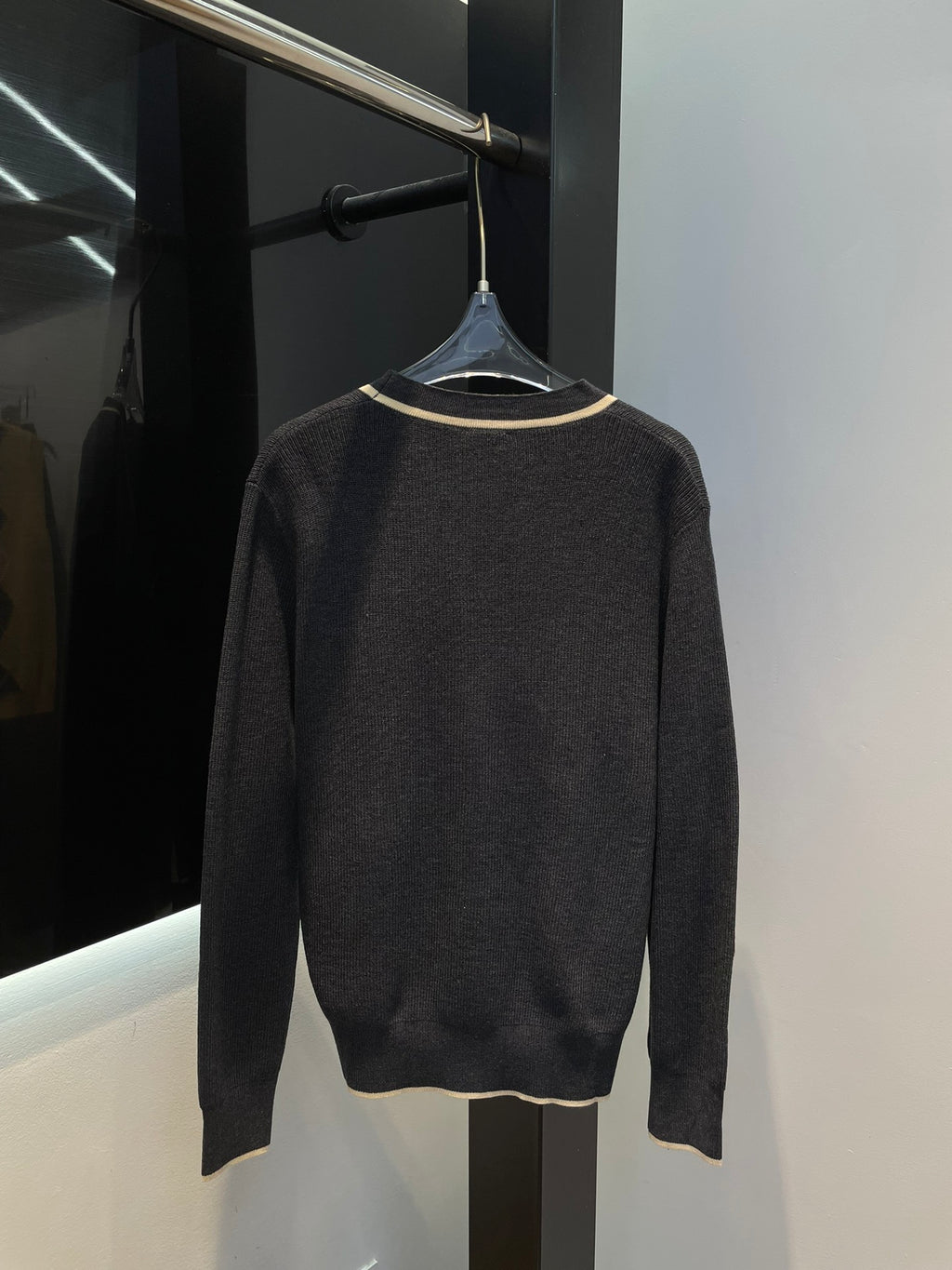 YS Knitted Simple Cardigan Sweater 0724101101