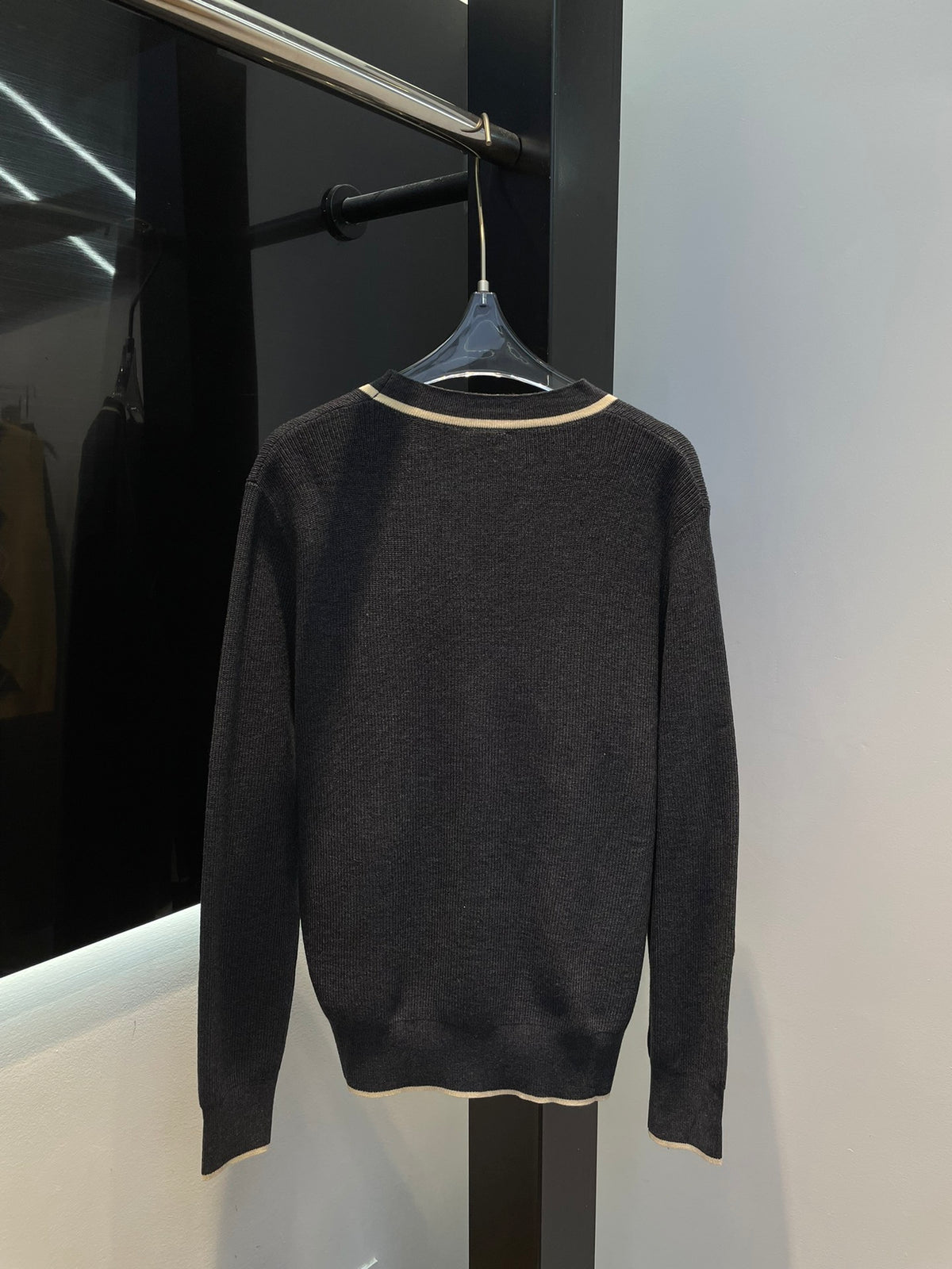 YS Knitted Simple Cardigan Sweater 0724101101