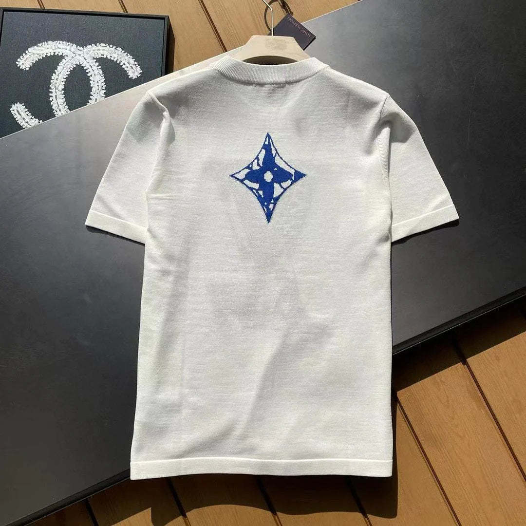 New Style Printed Trendy Round Neck T-shirt Men's And Women's Cotton Top 1024030418