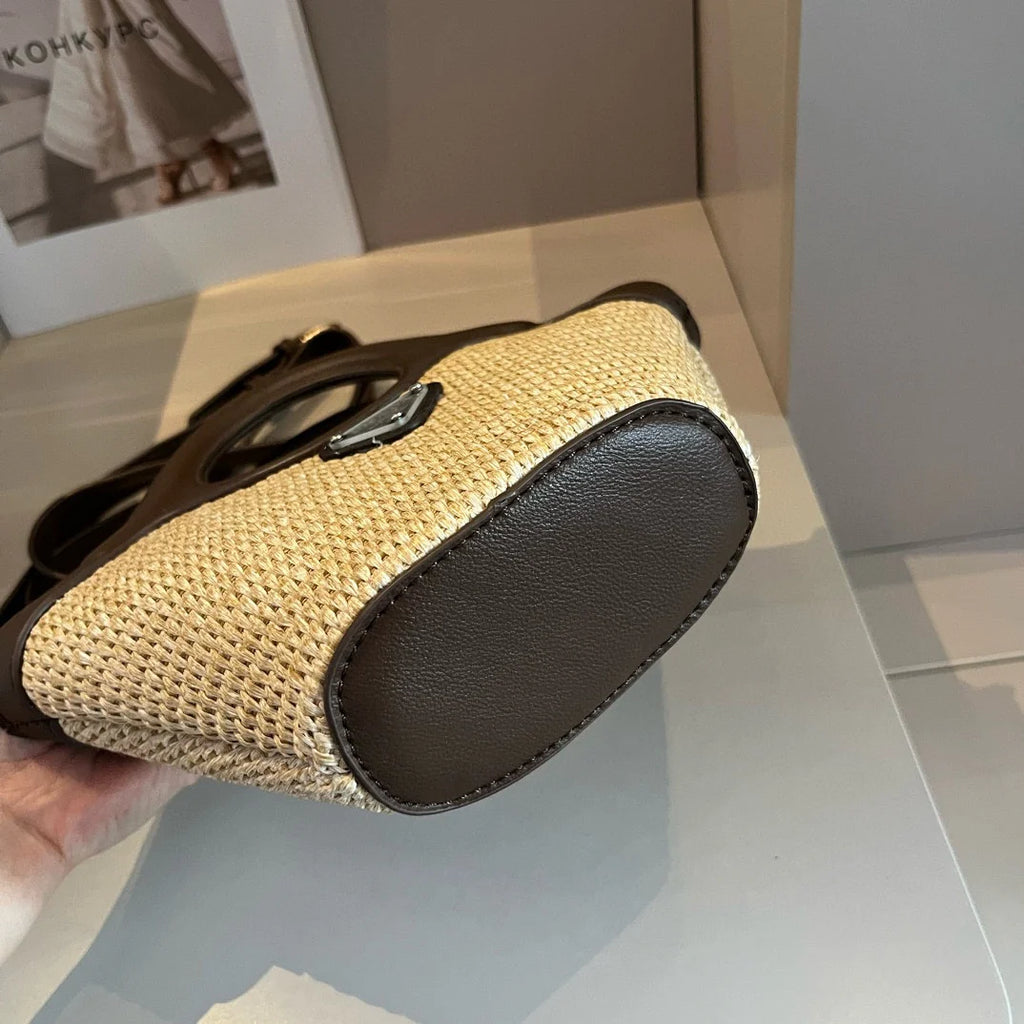 New Fashion Casual Woven Tote Bag 1024042302