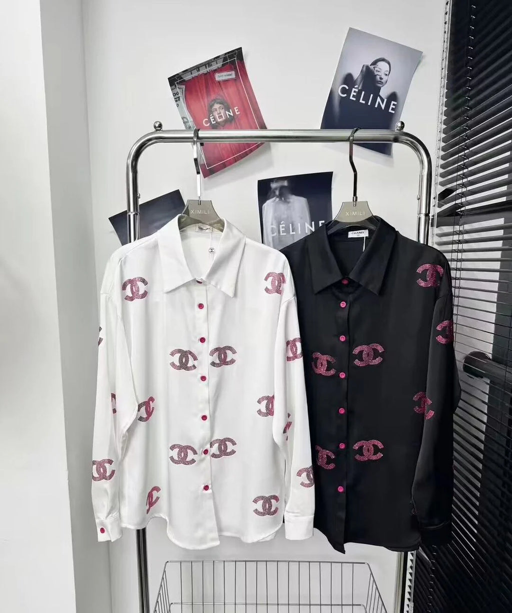 New Versatile Loose Long Sleeve Shirt 1024042910