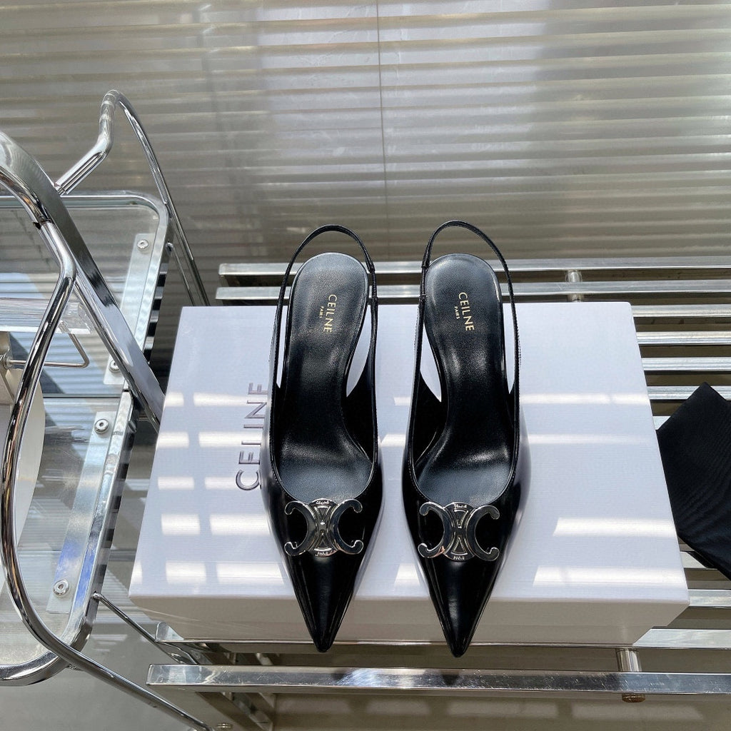 CLE new pointed toe cat heel sandals 0724082008