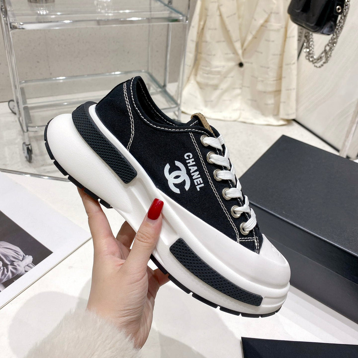 High top vintage classic women's casual shoes