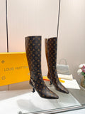 L new fashion printed leather boots 0724102308