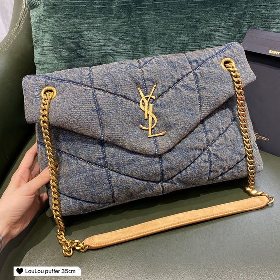 Women's denim chain bag  9000918004