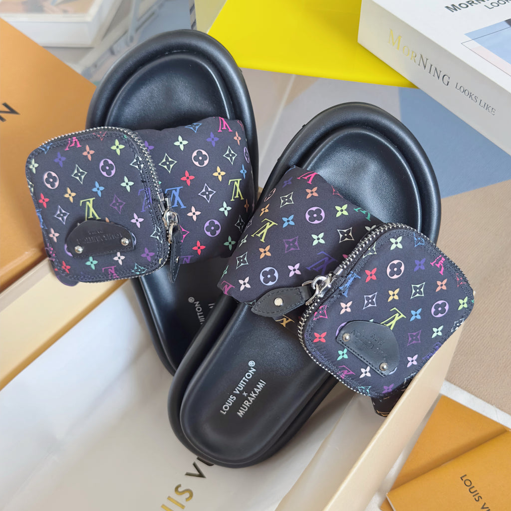L Velcro Wallet Flat Sandals 0725021904
