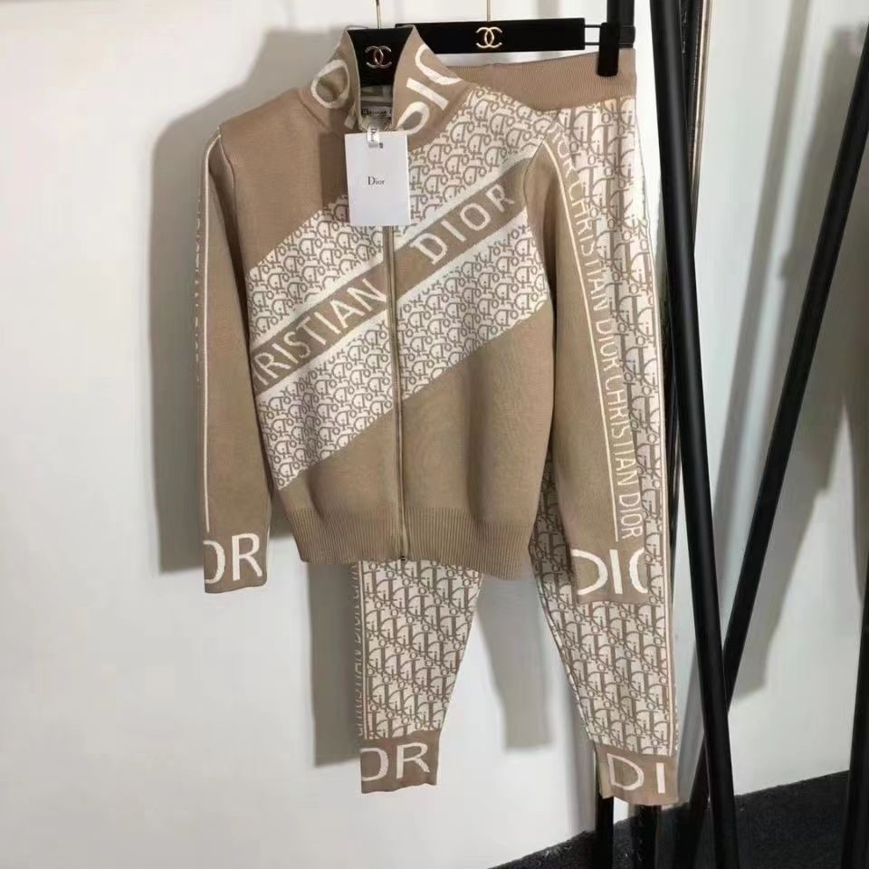 Fashion new knitted sweater two piece set PD01070716