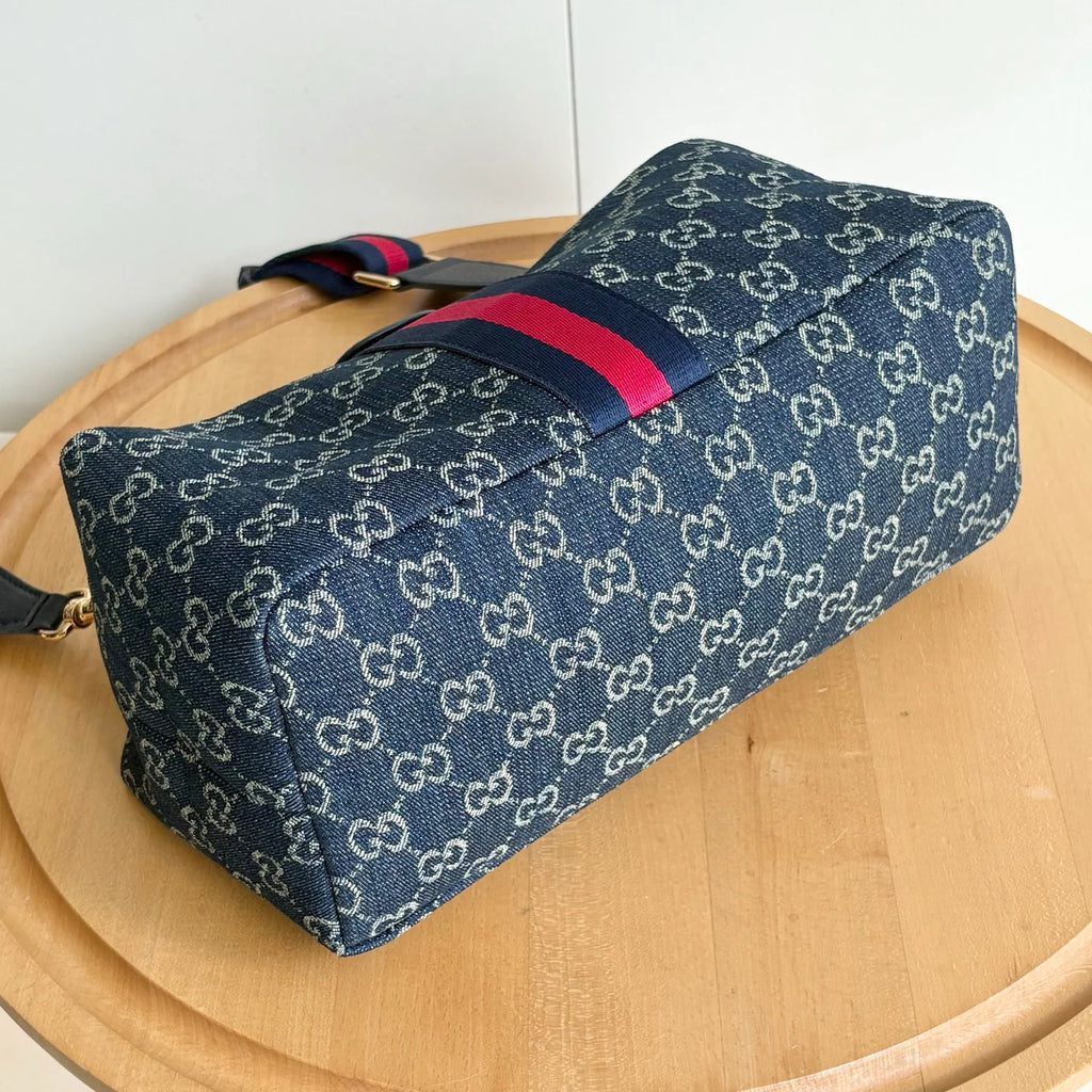 Classic Vintage Floral Denim Bag 1025101506