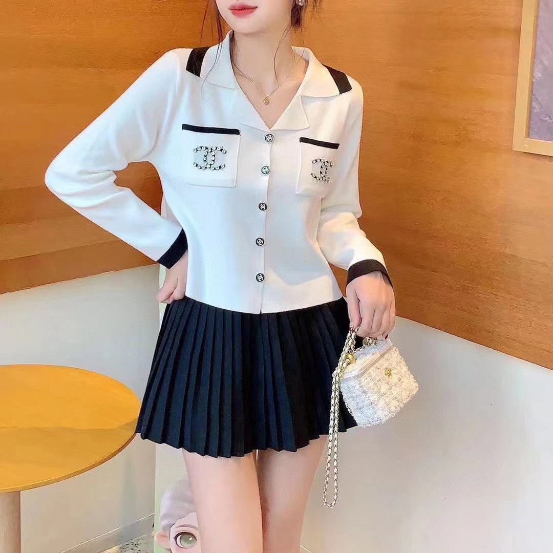 fashionable knitted sweater XC0723112001