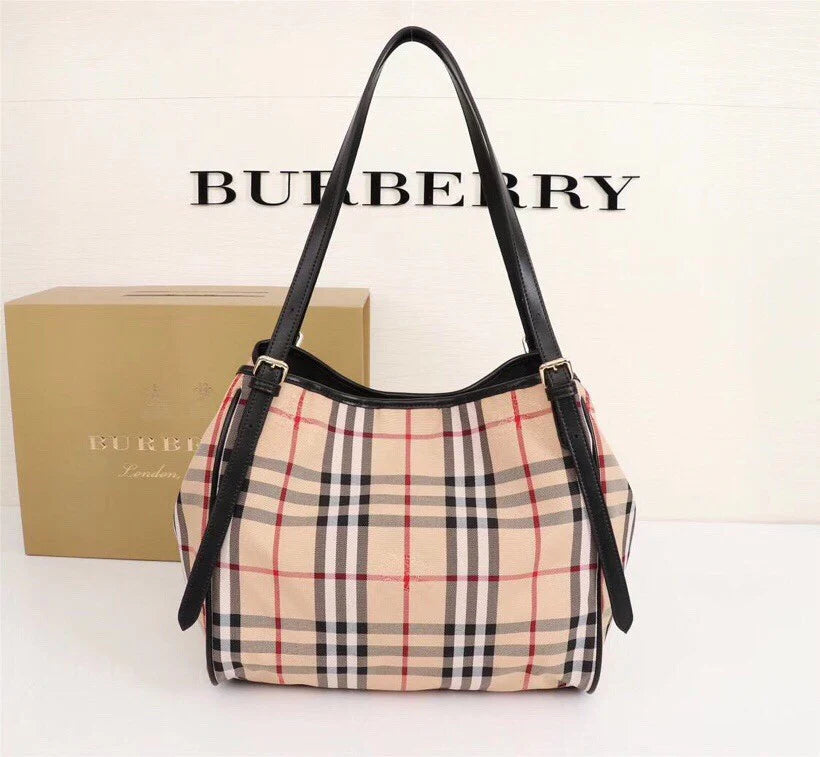 Luxury and fashionable plaid handbag　1024062411