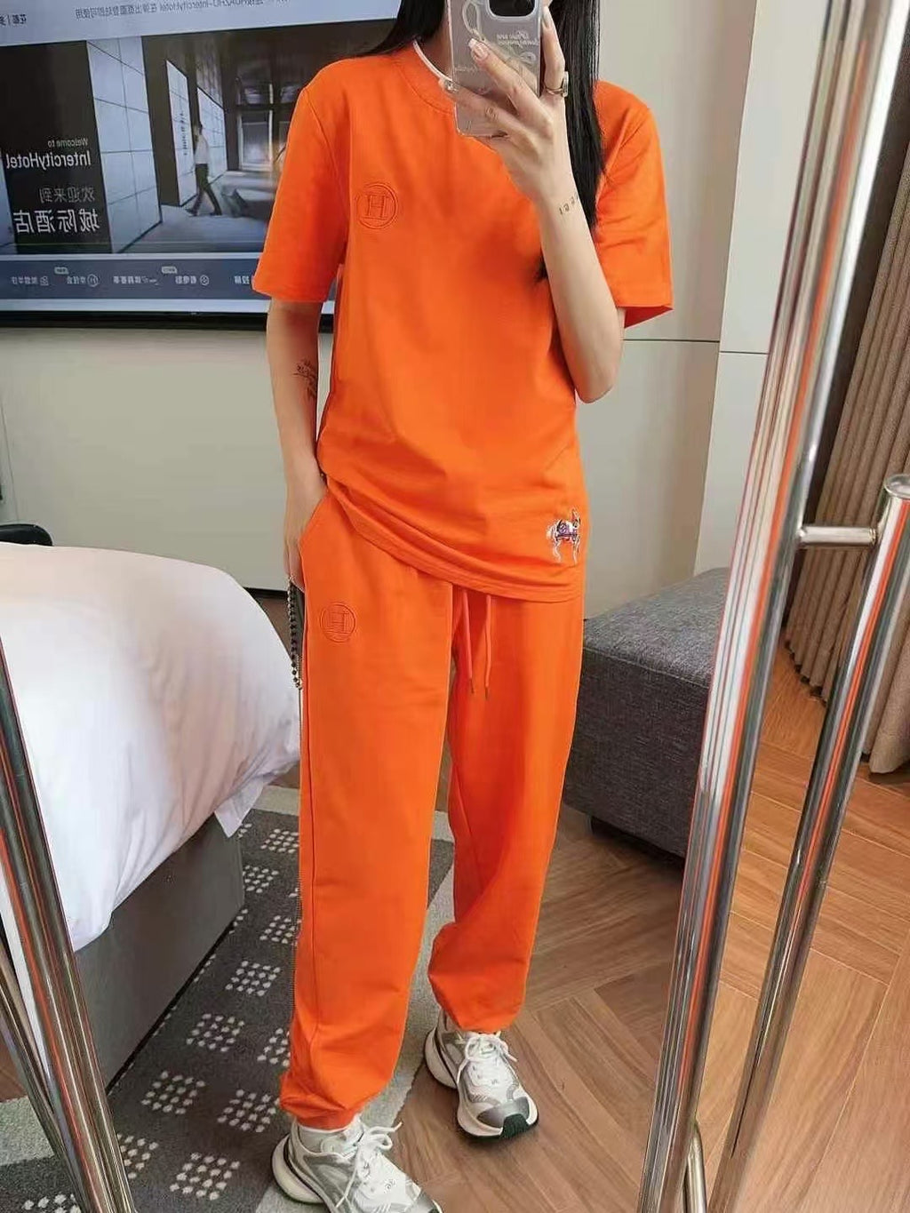 H Fashion Summer Short Sleeve Suit 0725052010