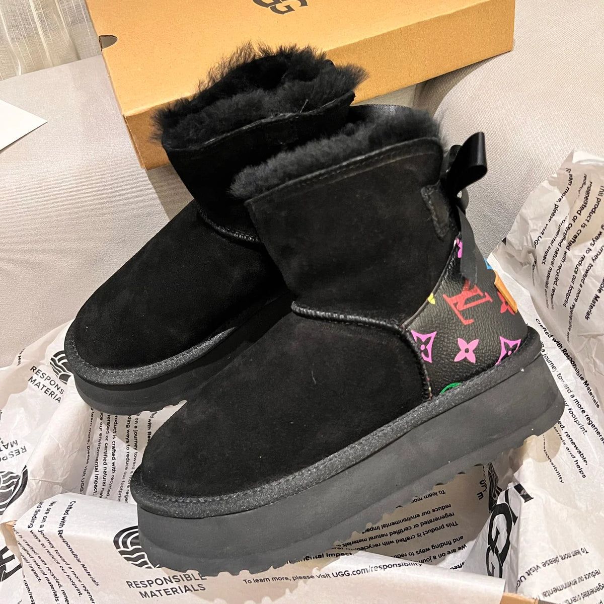 Classic versatile collaboration snow boots 1025101723
