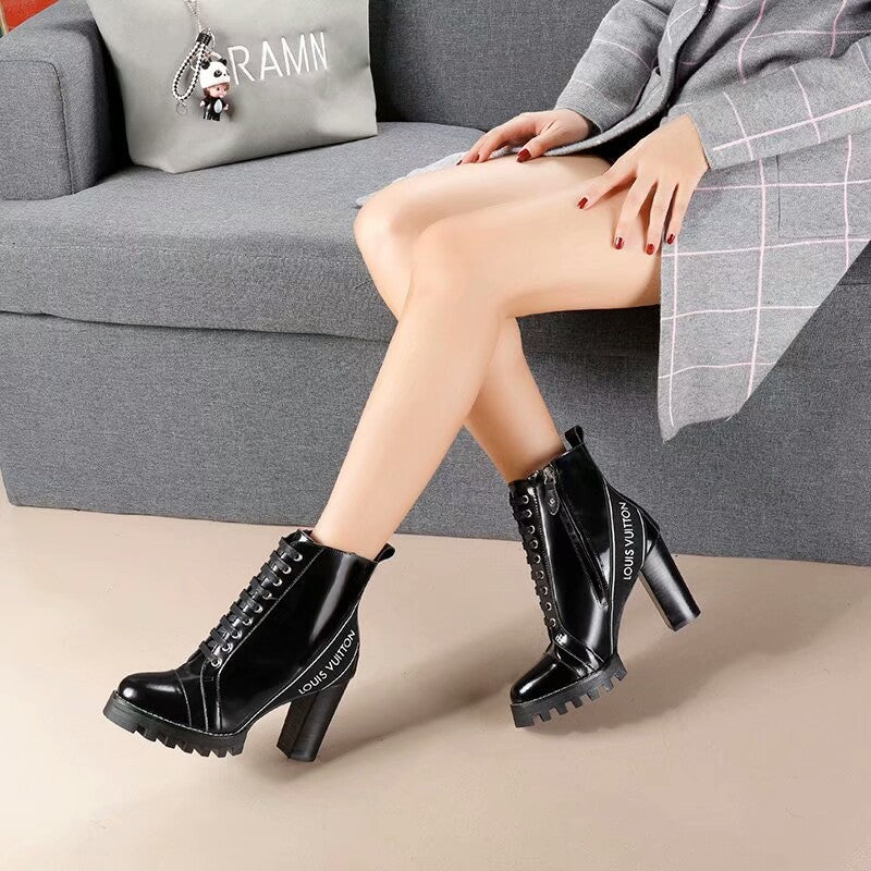 Classic high-heeled martin boots XC1823092003