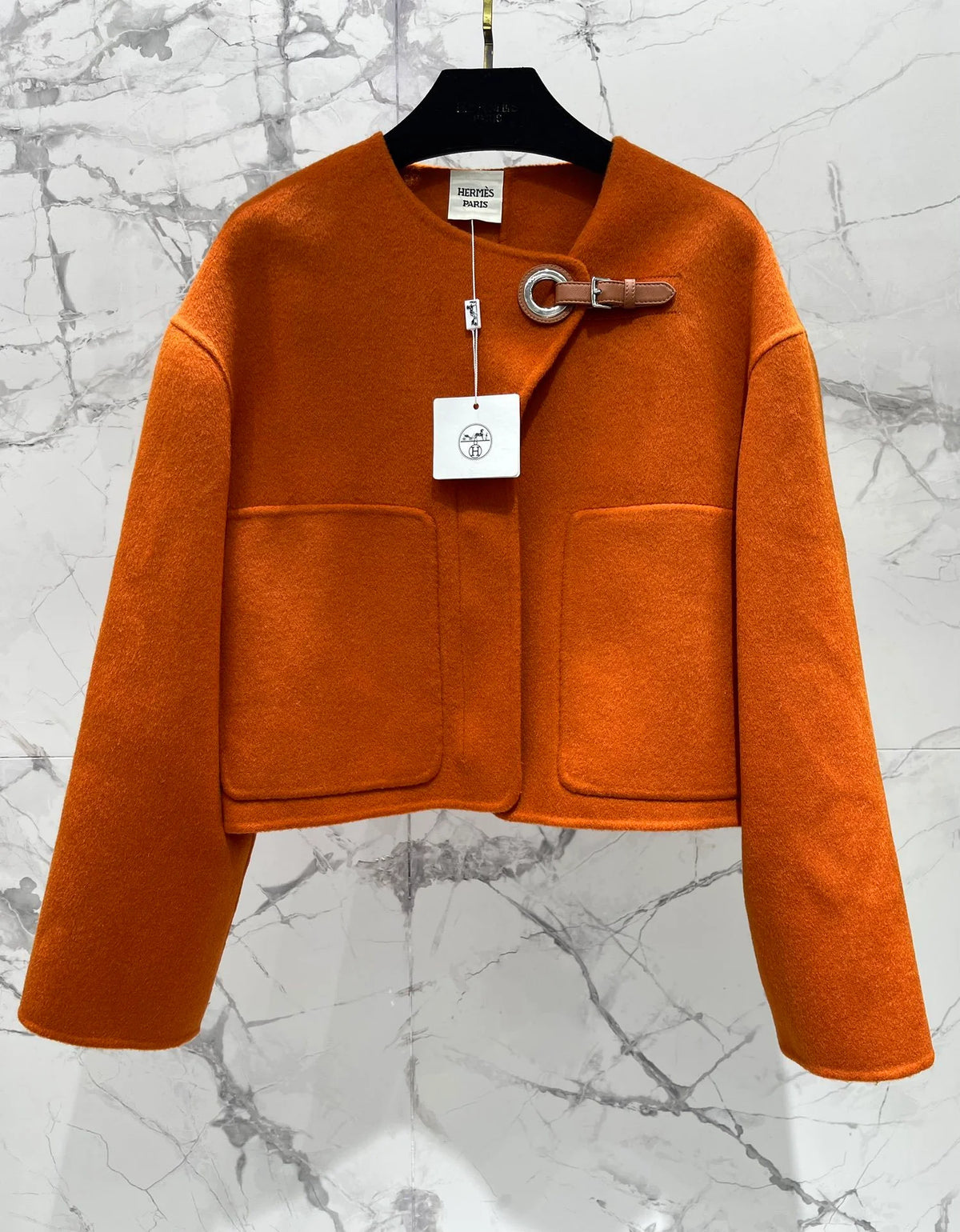 H Fashion Women's Cashmere Short Jacket 0724022302