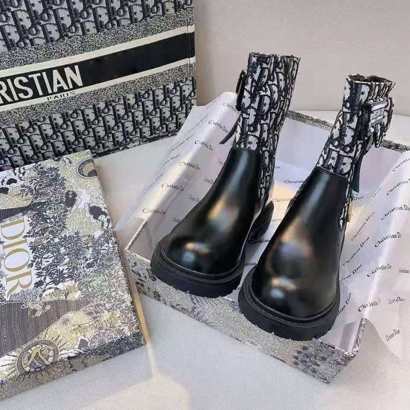 Fashion new chunky heel boots PD1023082909