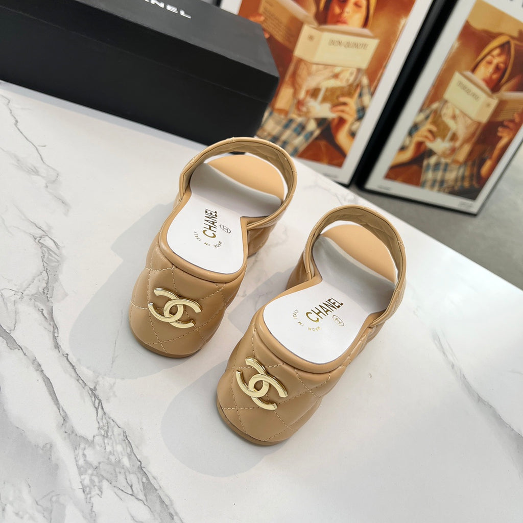 Chane1 top fashion thick-soled rhombus slippers 0724030808
