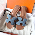 H Fashion Summer Denim Slippers 0724041805