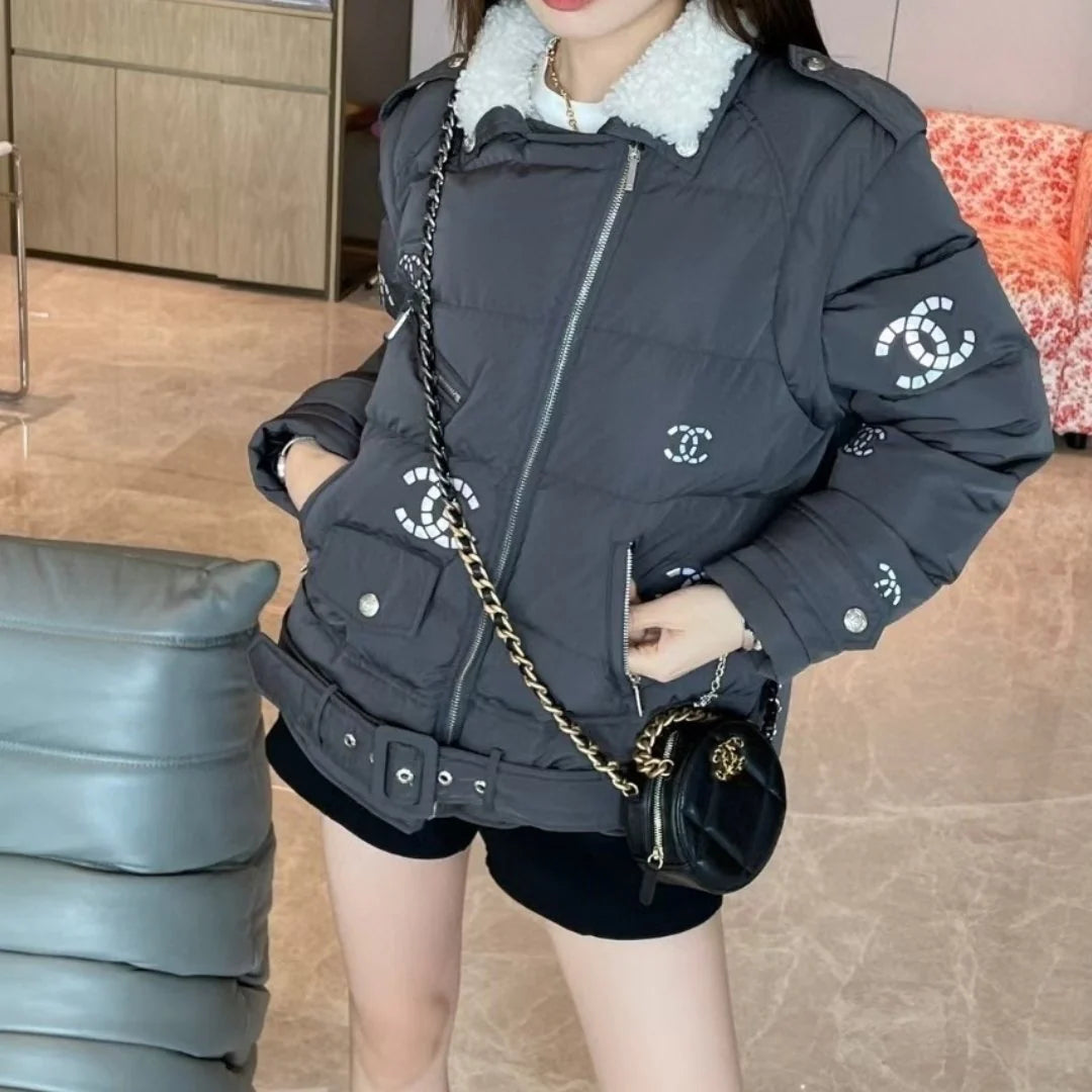Xiaoxiang Autumn And Winter New Short Down Cotton-padded Jacket Winter Thickened All-match Casual Two