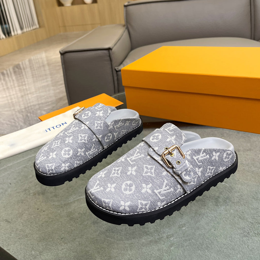 printed cotton slippers 03083