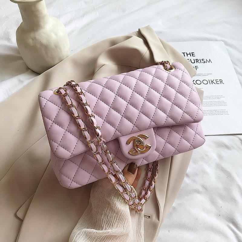 Small fragrant style rhombus chain bag 0823113010