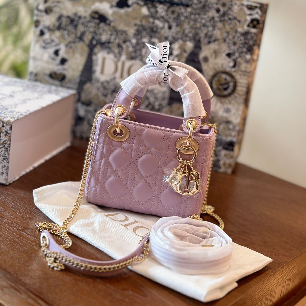 SiLer buckle romantic purple Lady Diana bag 1824061111