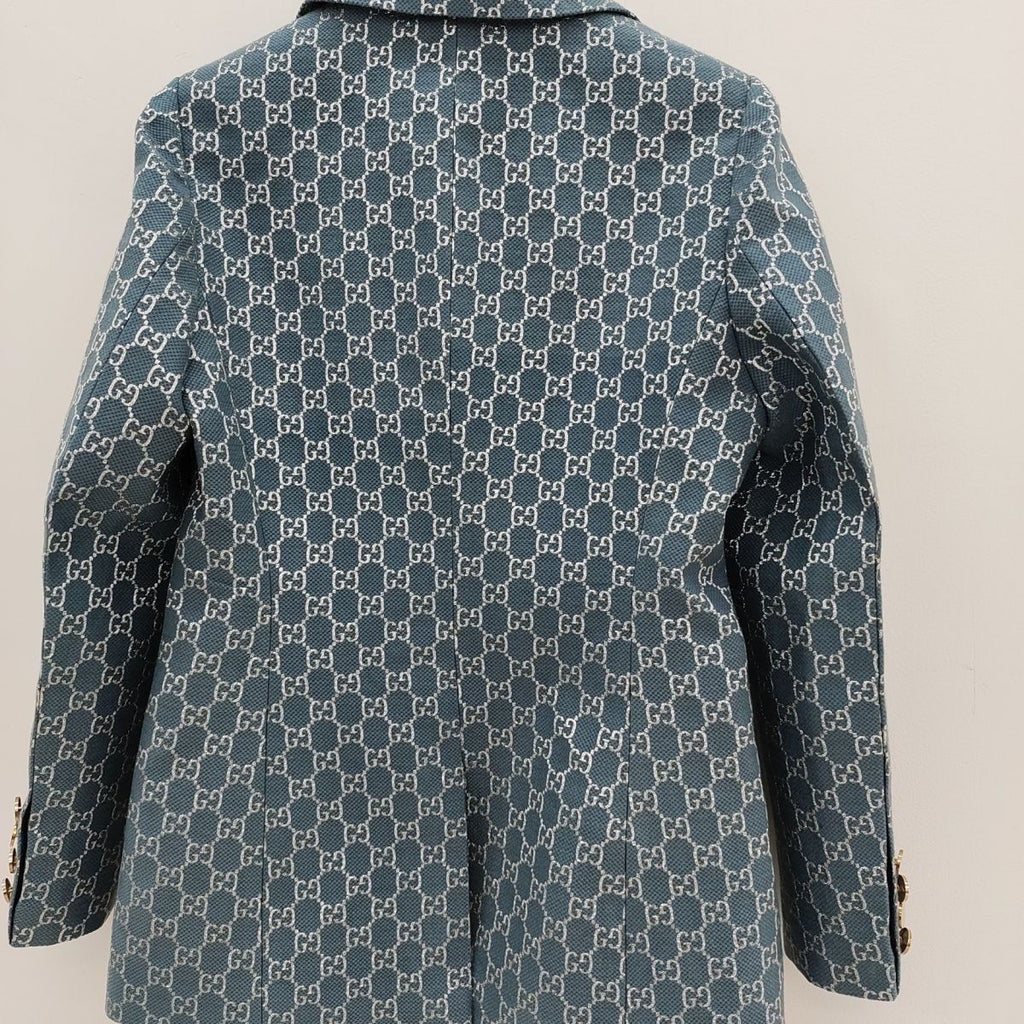 Fashion lapel siLer silk suit PD1023090109