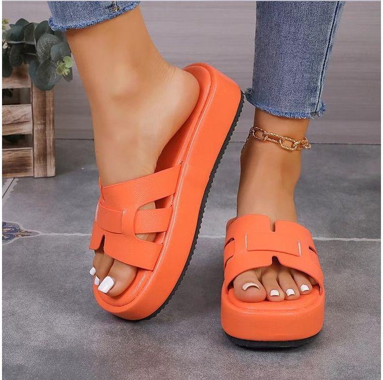 New Large Size Fashionable All-match Fish Mouth Beach Sandals And Slippers 1024041104