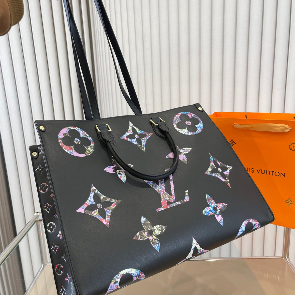 Black Color Printing High-value Fashion Bags WLFBG23021704