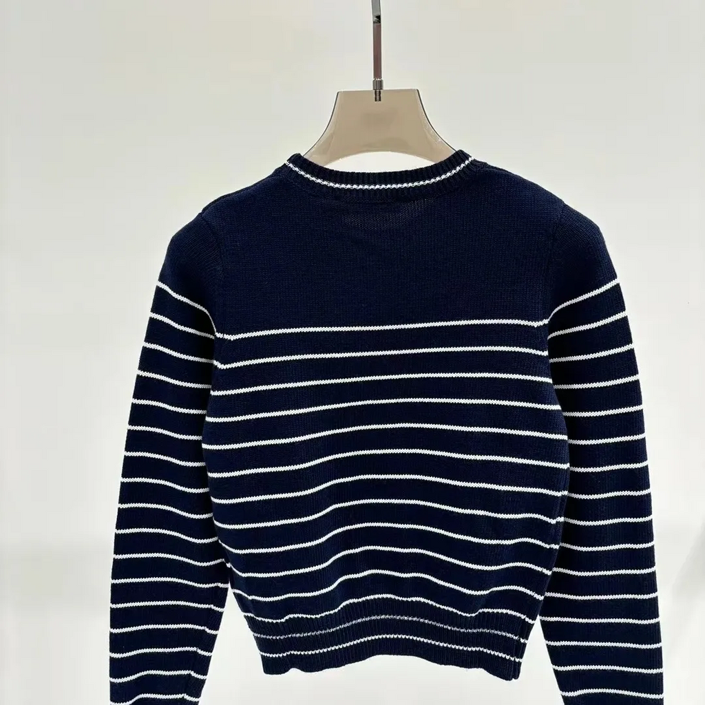 knitted sweater slim fit round neck long sleeve sweater 9000914006
