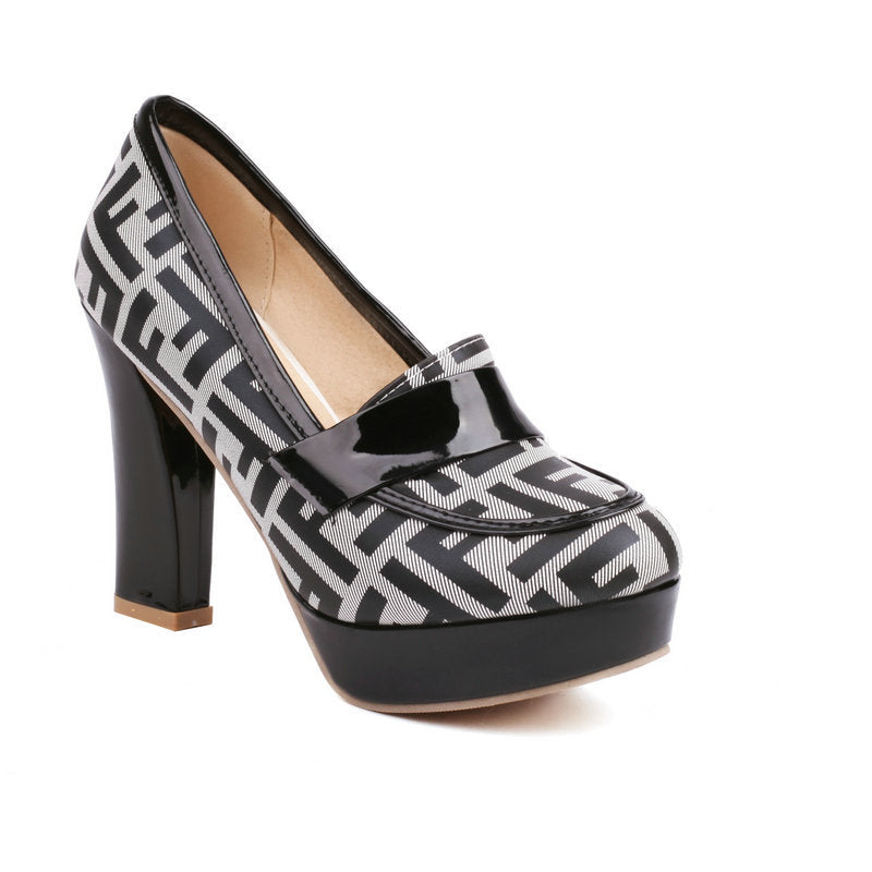 Fashion mary jane high heels PF1023092022