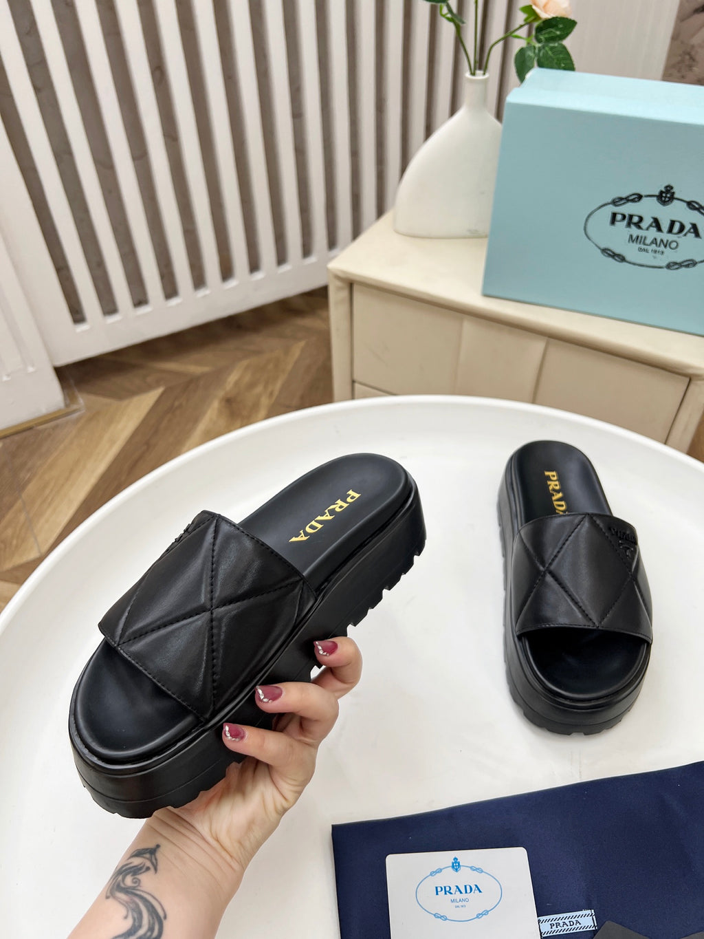 P new beach thick-soled slippers 0725061615