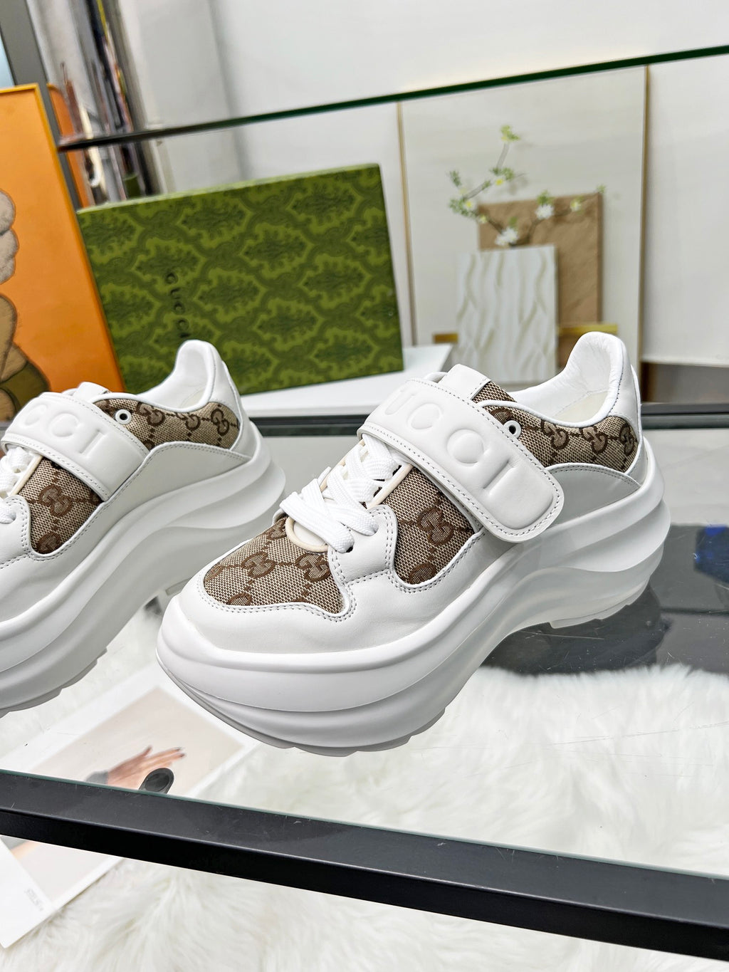 G fashion new thick-soled printed sports shoes 0724083001