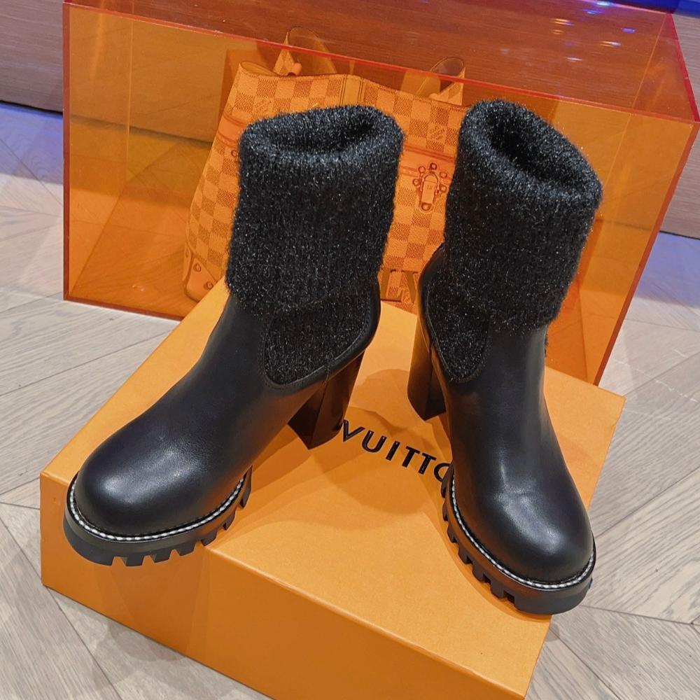 Fashion new autumn and winter woolen high heels boots 1023120116