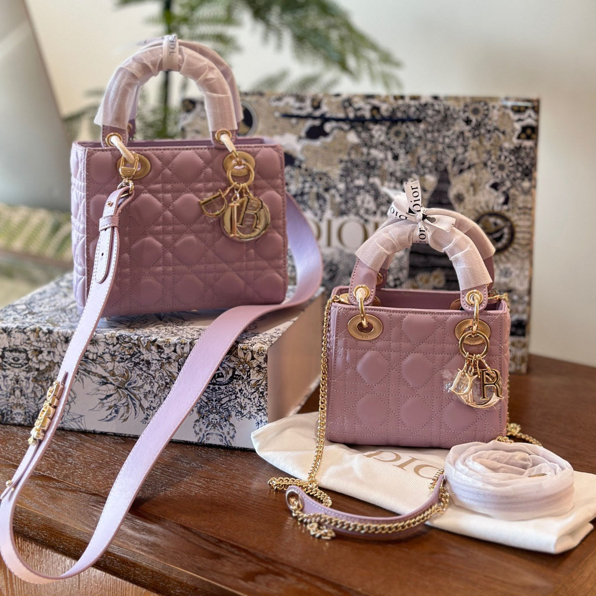 SiLer buckle romantic purple Lady Diana bag 1824061111
