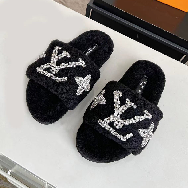 Fashion new wool slippers XC1023101627