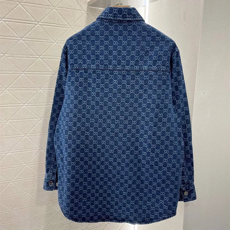 New Arrival Lapel jacquard hot diamond shirt fashion shorts　1025042810